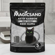 Magicsand Aktif Karbon İnce Taneli 5 lt Kedi Kumu